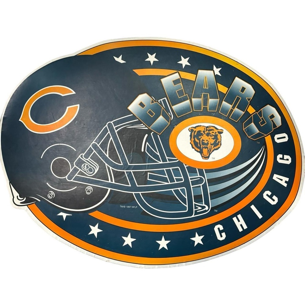 Vintage 1997 Chicago Bears Placemat